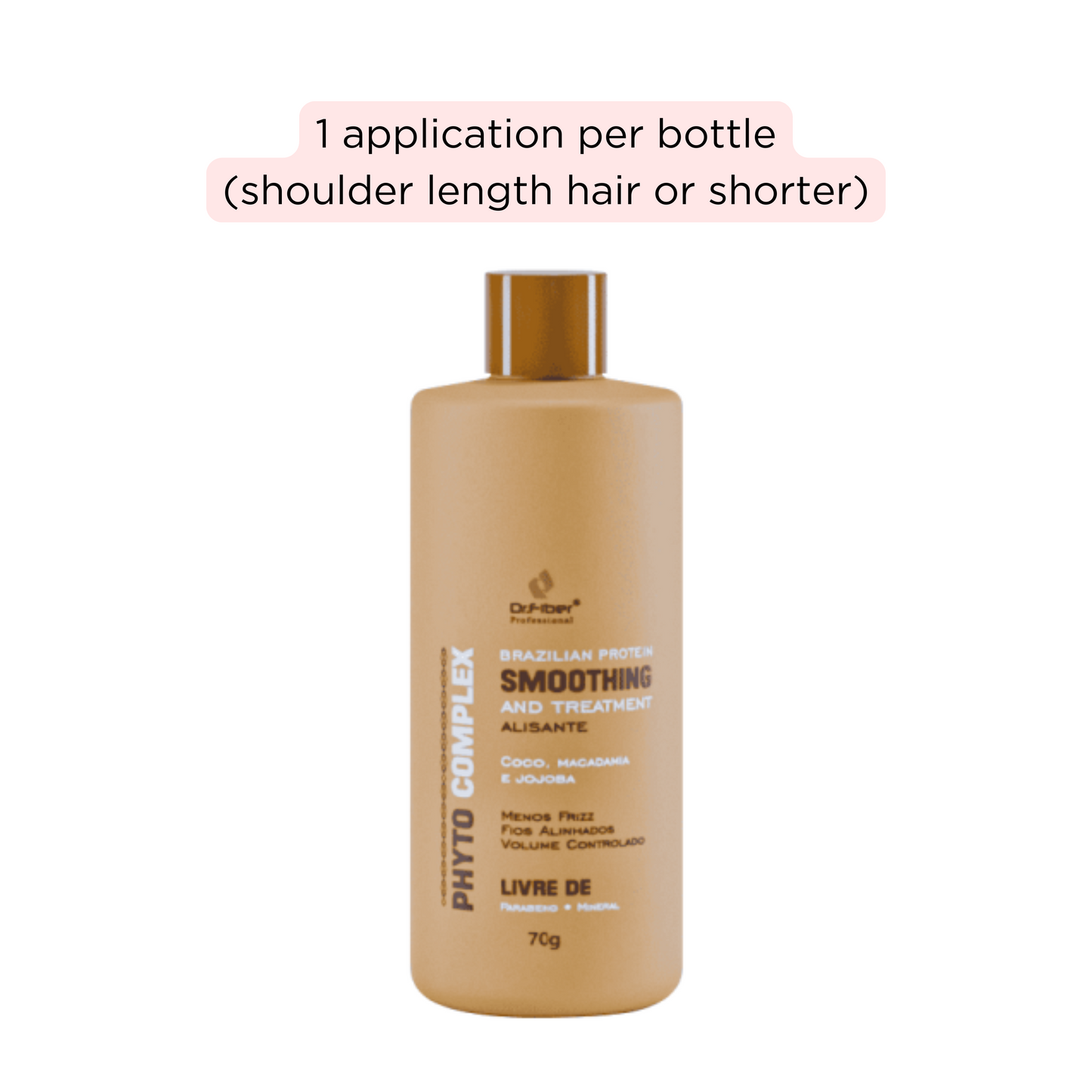 Brazilian Keratin Straightening Treatment for Dark Hair | 70ml